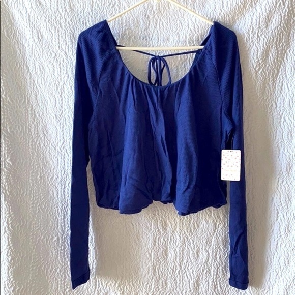 Free People Bondi Long Sleeve Blouson Thermal Top - Picture 5 of 9